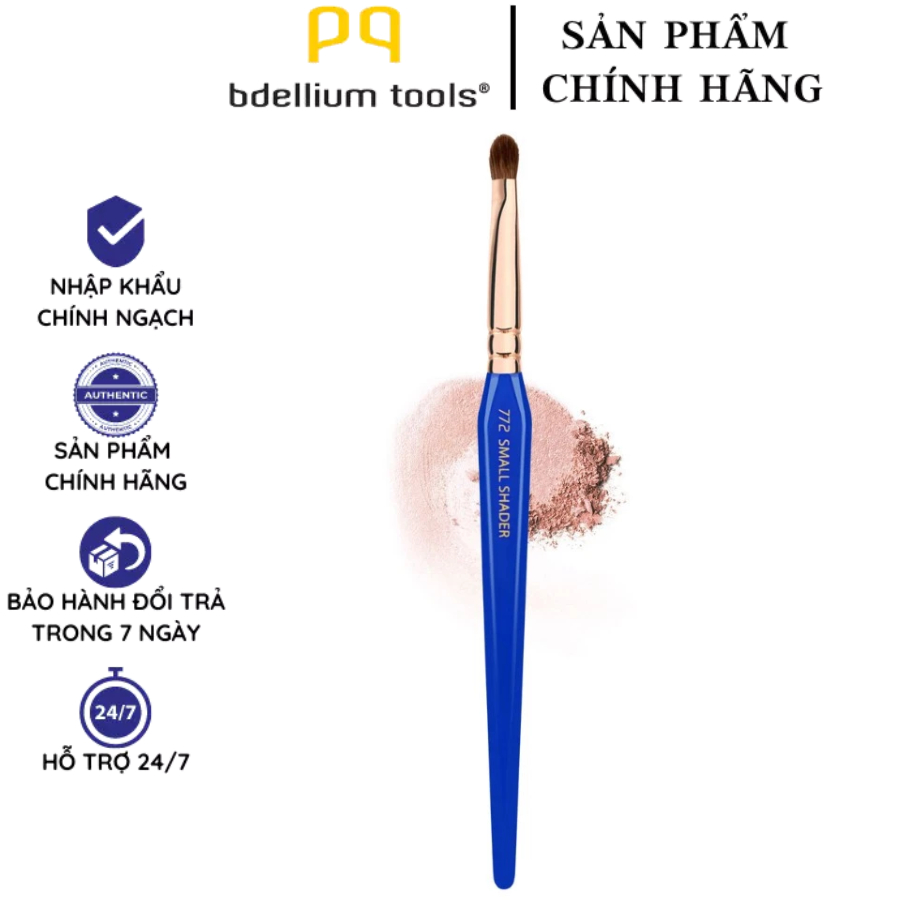 Cọ Tán Màu Mắt Nhỏ Bdellium Tools Golden Triangle B772 Small Shader